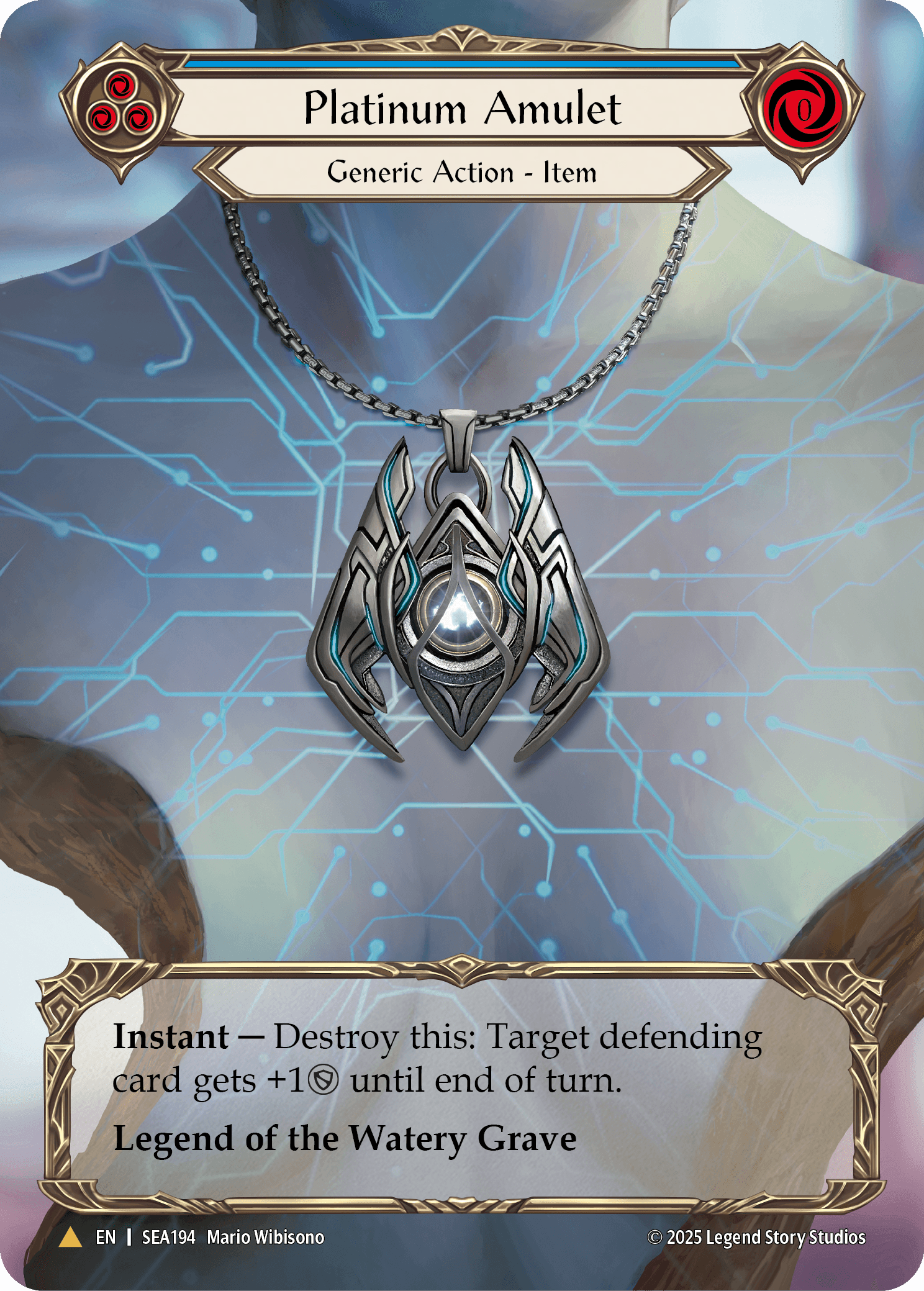 Platinum Amulet