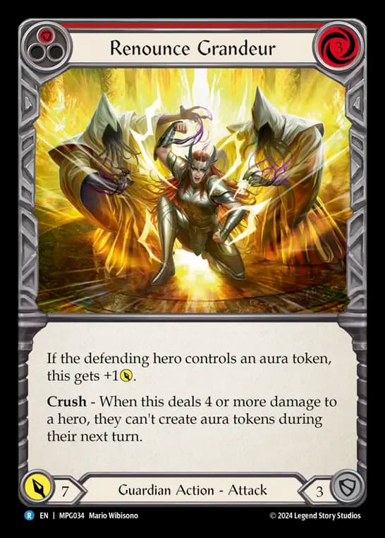 Renounce Grandeur
