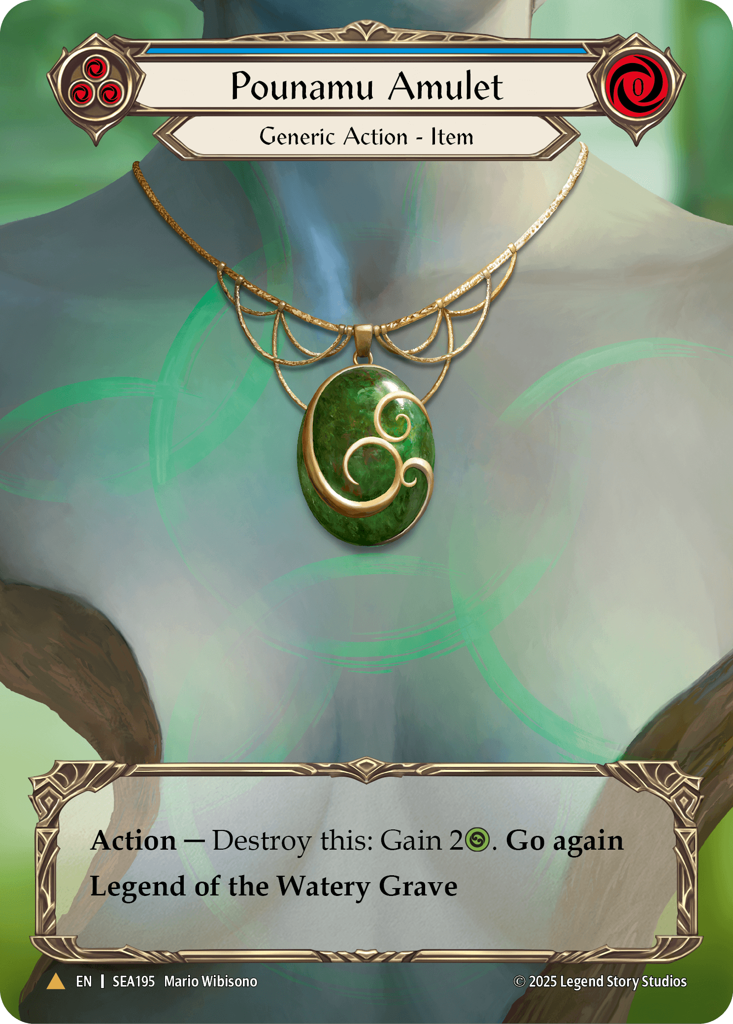 Pounamu Amulet