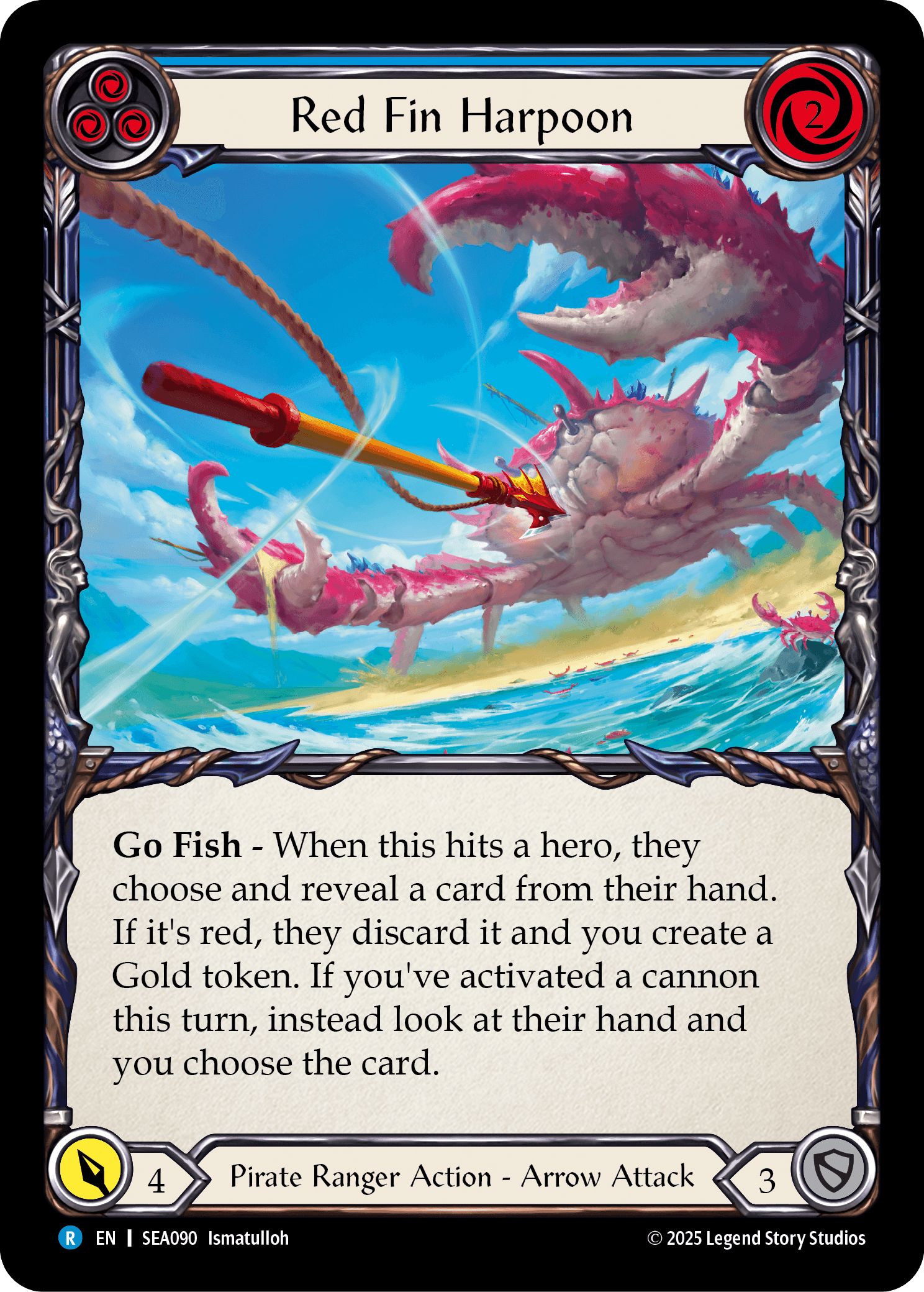 Red Fin Harpoon