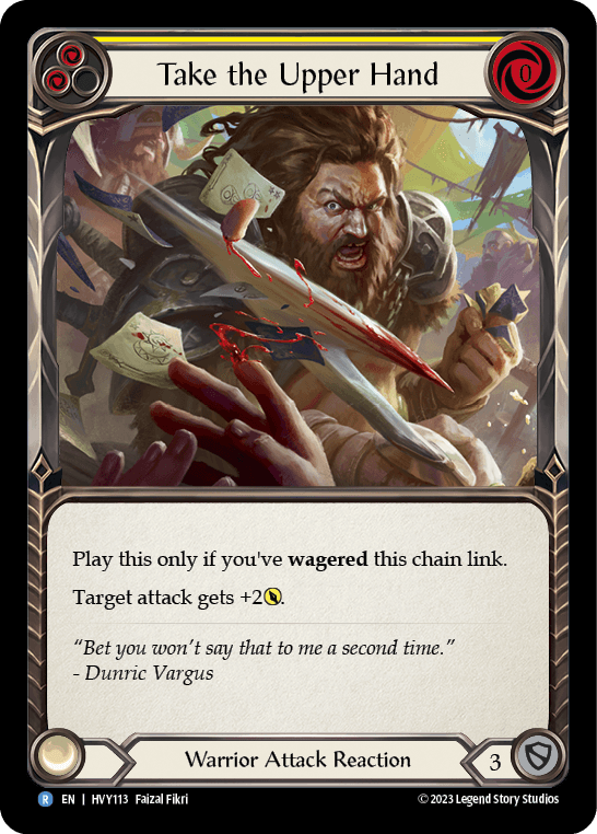 Take the Upper Hand