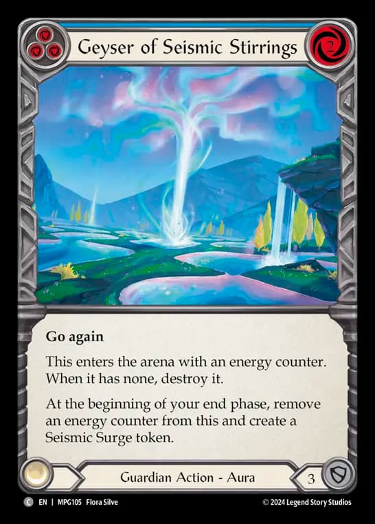 Geyser of Seismic Stirrings