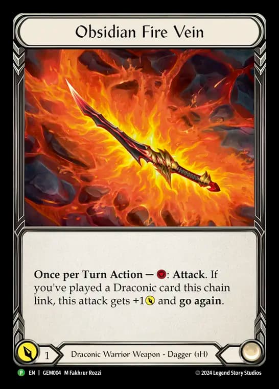 Obsidian Fire Vein