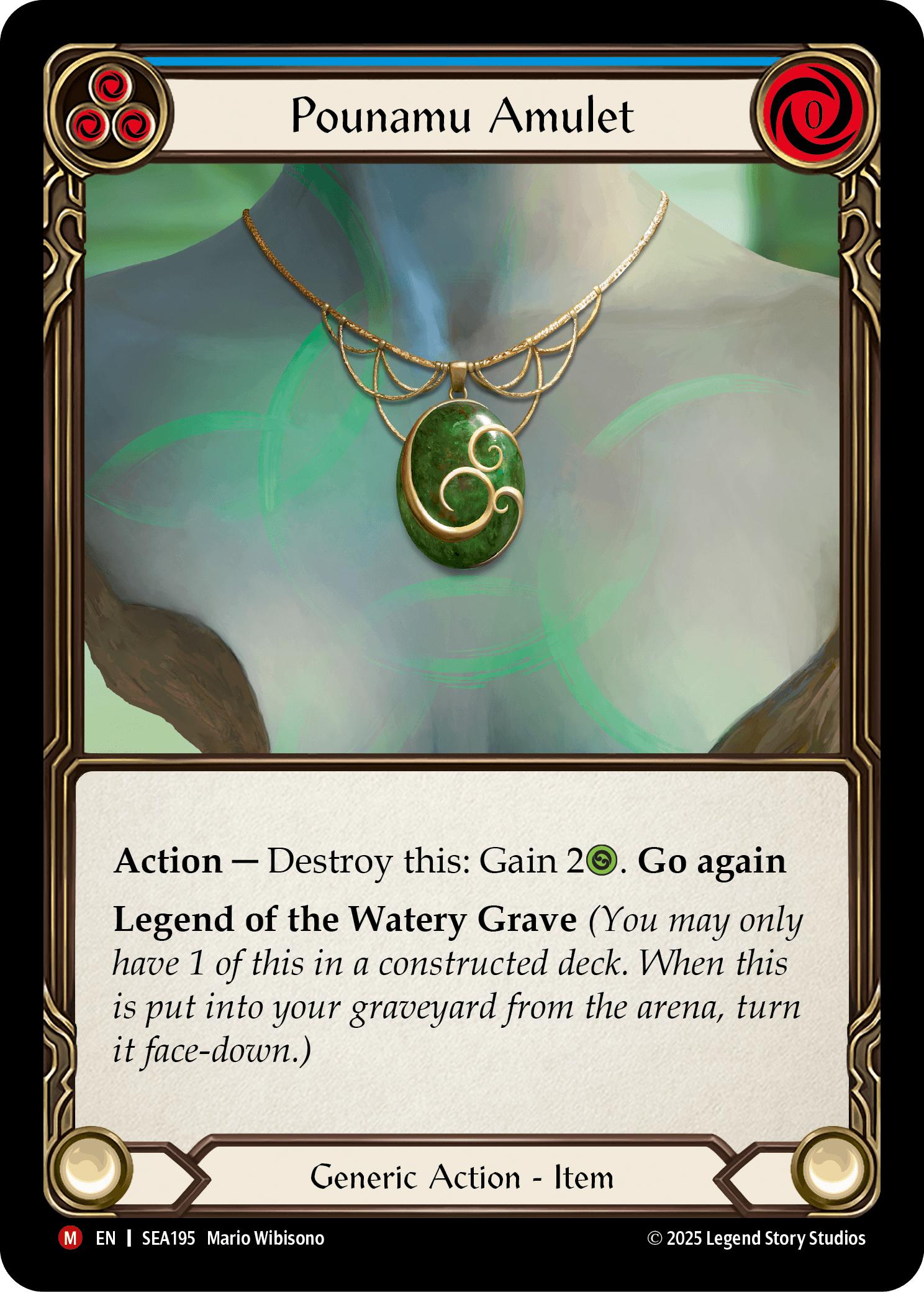 Pounamu Amulet