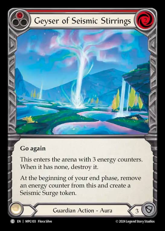 Geyser of Seismic Stirrings