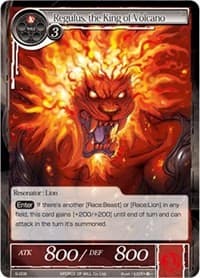 Regulus, the King of Volcano