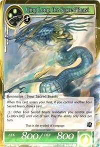 Qing Long, the Sacred Beast