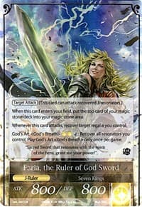 Faria, the Sacred Queen // Faria, the Ruler of God Sword