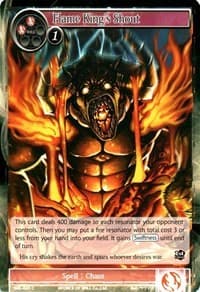 Flame King's Shout