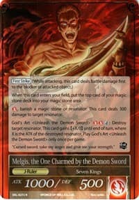 Melgis, the Flame King // Melgis, the One Charmed by the Demon Sword