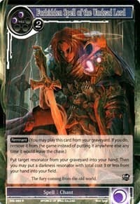 Forbidden Spell of the Undead Lord