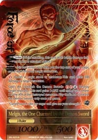 Melgis, the Flame King // Melgis, the One Charmed by the Demon Sword (Full Art)