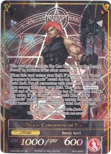 Memoria of the Seven Lands // Melgis, Conqueror of Flame (Full Art)