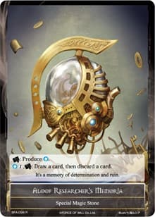 Aloof Researcher's Memoria