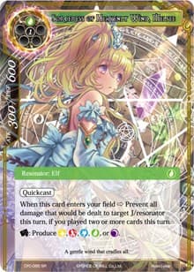 Sorceress of Heavenly Wind, Melfee (Textured Foil)