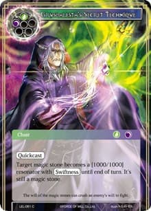 Grusbalesta's Secret Technique