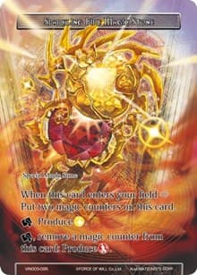 Sparkling Fire Magic Stone