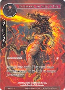 Salamander, the Spirit of Fire (Full Art)