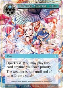 Weather Change: Rain