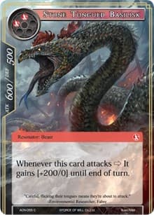 Stone Tongued Basilisk