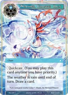 Weather Change: Rain