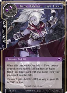 Hilda, Frayla's Left Hand
