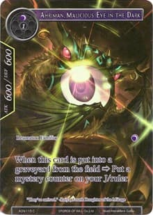 Ahriman, Malicious Eye in the Dark (Full Art)