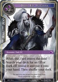 Dark Elf Fugitive