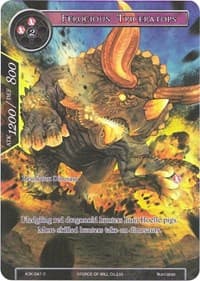Ferocious Triceratops (Full Art)