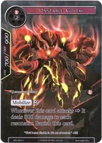 Unstable Golem (Full Art)