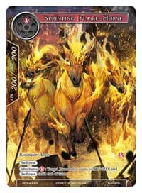 Sprinting Flame Horse