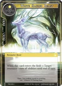White Sacred Beast