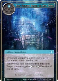 Ruins Submerged Beneath the Misty Spring