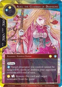 Alice, the Guardian of Dimensions