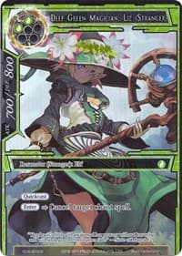 Deep Green Magician, Liz (Stranger) (Full Art)