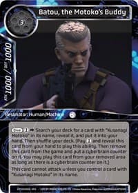 Batou, the Motoko's Buddy