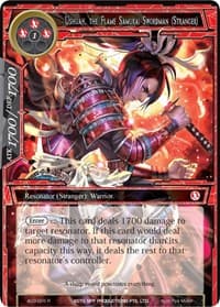 Ushuah, the Flame Samurai Swordman (Stranger)