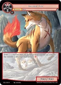 Injured Fox