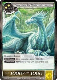 Snowwhite, the White Scale Dragon