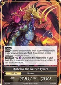 Sariel, the Lord of the End // Diabolos, the Nether Tyrant