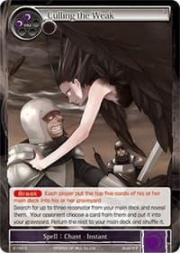 Culling the Weak