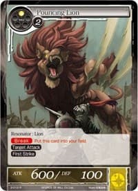 Pouncing Lion