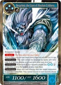 Bergelmir, the Giant of Absolute Coldness
