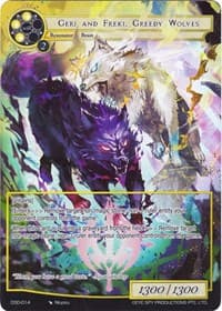 Geri and Freki, Greedy Wolves (Full Art)