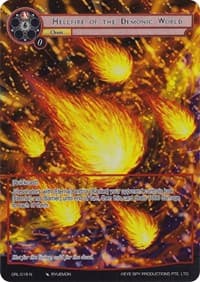 Hellfire of the Demonic World (Full Art)