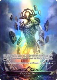 Arcana, Base of Order // Order of Will