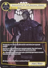 Inquisitor of the Solaris Order (Full Art)