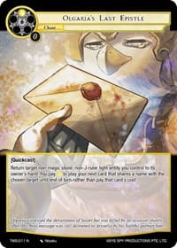 Olgaria's Last Epistle