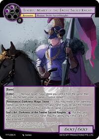 Tenebris, Member of the Twelve Sacred Knights