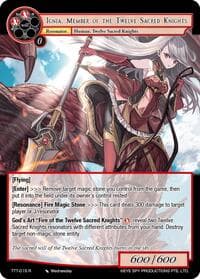 Ignia, Member of the Twelve Sacred Knights